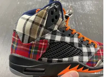 5 RETRO AIR 'PLAID' GS FD4814-008 JORDAN 0705